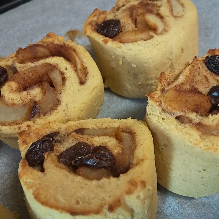 糖質カット りんごシナモンロールレーズン入り レシピ 作り方 By れあmix 楽天レシピ 糖質カット りんごシナモンロールレーズン入り レシピ 作り方 By れあmix 楽天レシピ